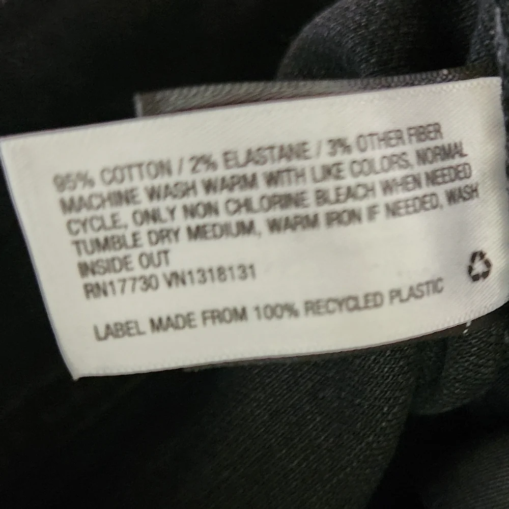 Art Class Girls's 6X Black Pants with Raw Hem
